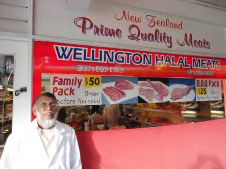 Mr Yakub Khan owner Wellington Halal Butchers