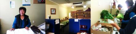 food bank distributing kai amongst the community