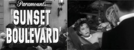 Stills from Sunset Boulevard