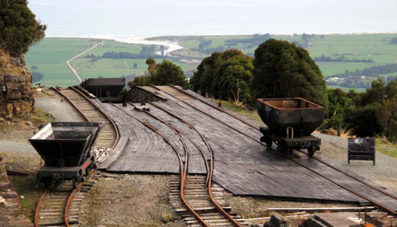 Top of Denniston Incline