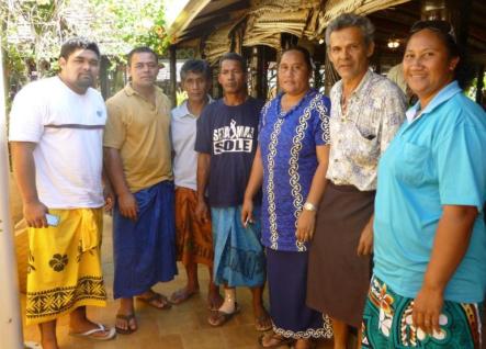 Members of the CNZ Samoa Cultural Exchange Project