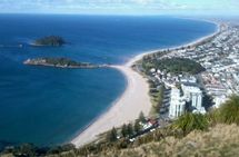 View of Mount Maunganui beach