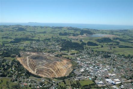 The massive Martha mine at Waihi