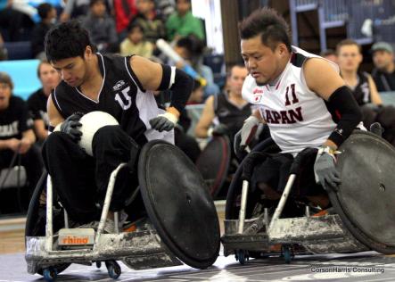 Nafi Lefono on court His wheelchair has seen plenty of action