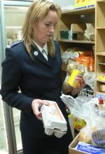 The Salvation Army, making up food parcels amid a substantial rise in demand.
