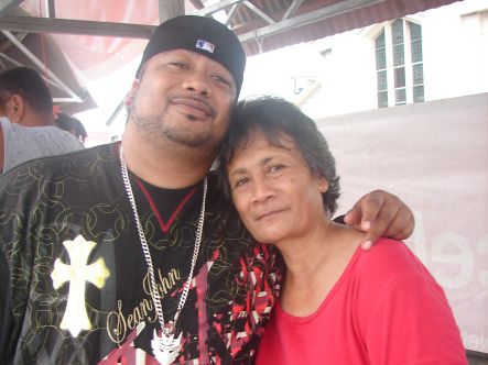 Savage and his Mum, Aiga Johnson