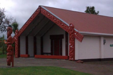 The Wharenui Kahukura at Orongomai Marae, Upper Hutt. 