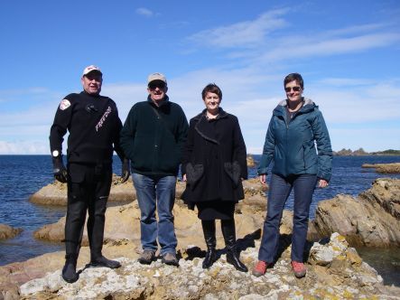 Trustees from the Friends of Taputeranga Marine Reserve