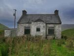 An empty house - one of the three hundred thousand homes abandoned because of the recession in Ireland