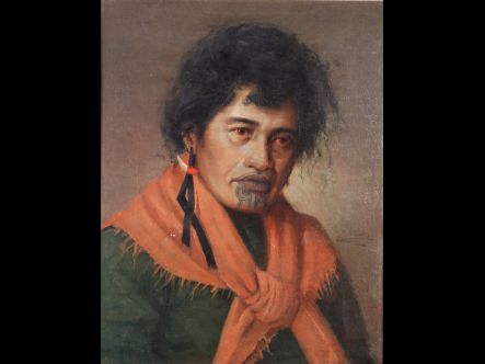 Edward Fristrom Maori woman Oil on canvas Rotorua Museum