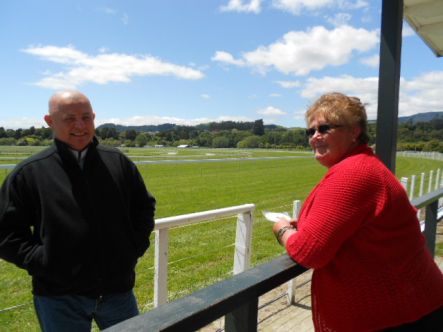 Reg Winiata and Terese Fulford Otaki Maori Racing Club November