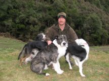 Bill with more dogs.