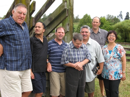 Colin Meads on Pinetree farm