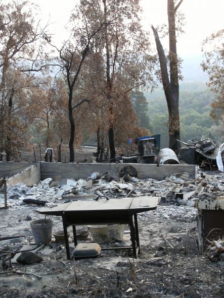  After the explosion...the Wilkinson's house.