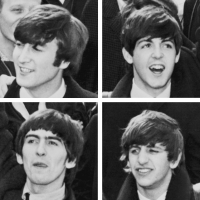 The Beatles clockwise from top left Lennon McCartney Starkey Harrison