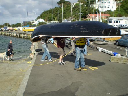 Irish Boat Back to the boatshed