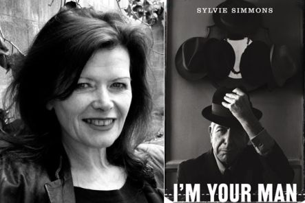 Sylvie Simmons and Leonard Cohen